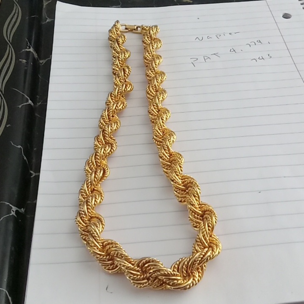 Napier rope necklace vintage